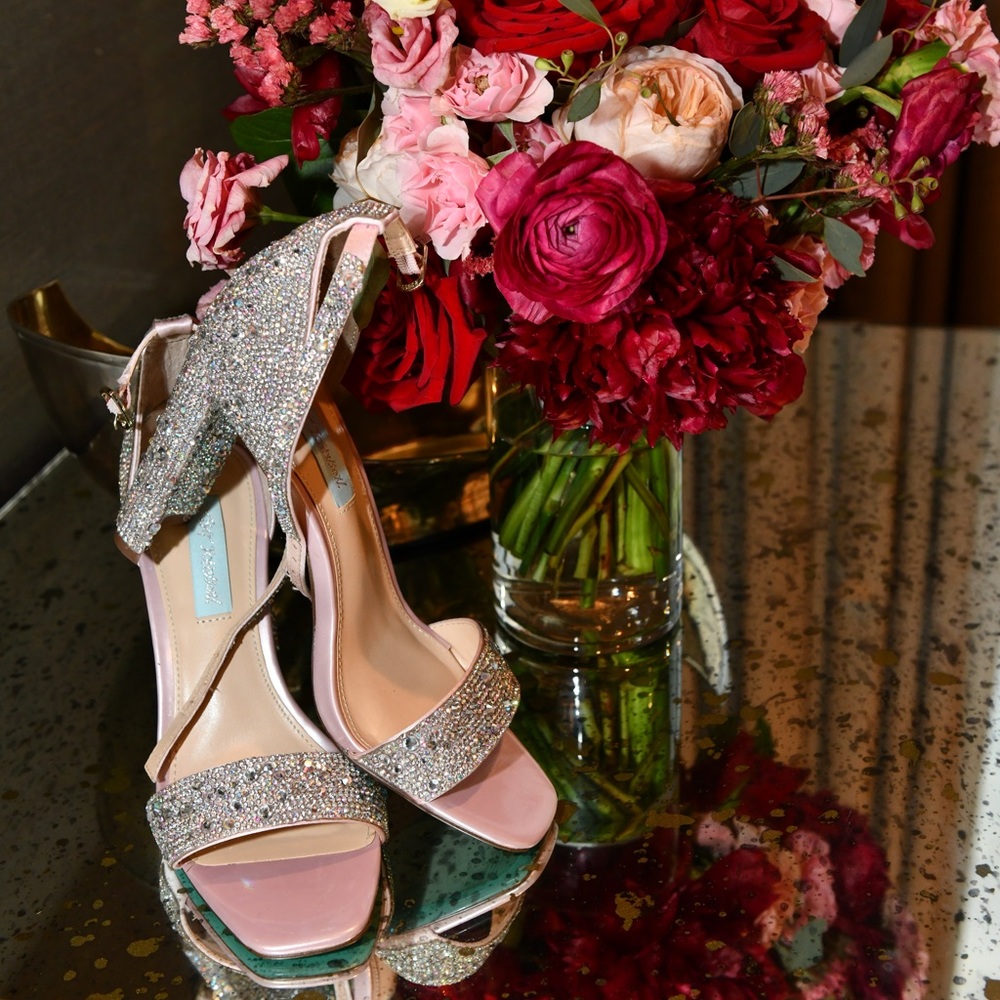 Betsy Johnson Petal Pink Rina Block-heel